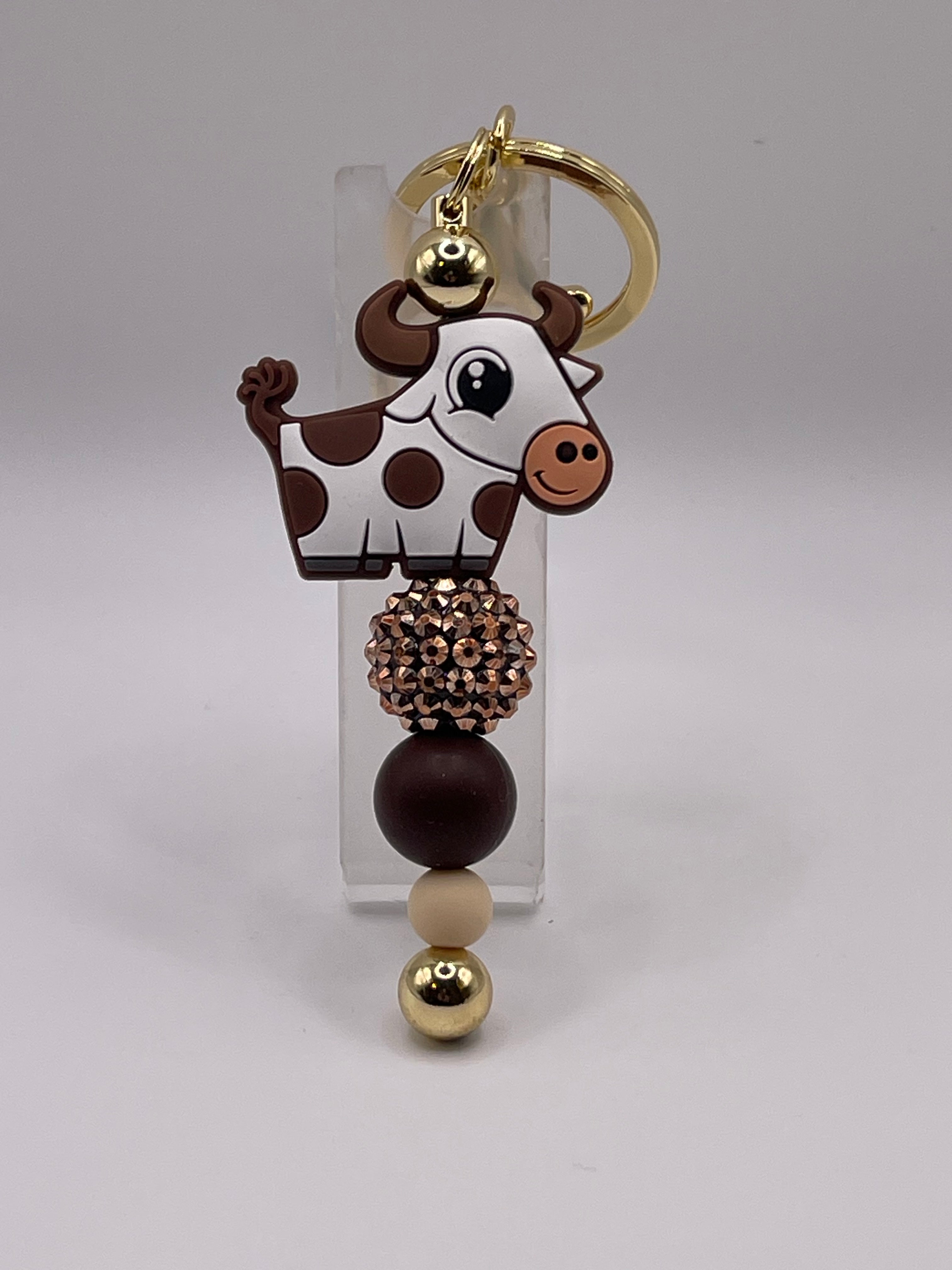 Cow Keychain